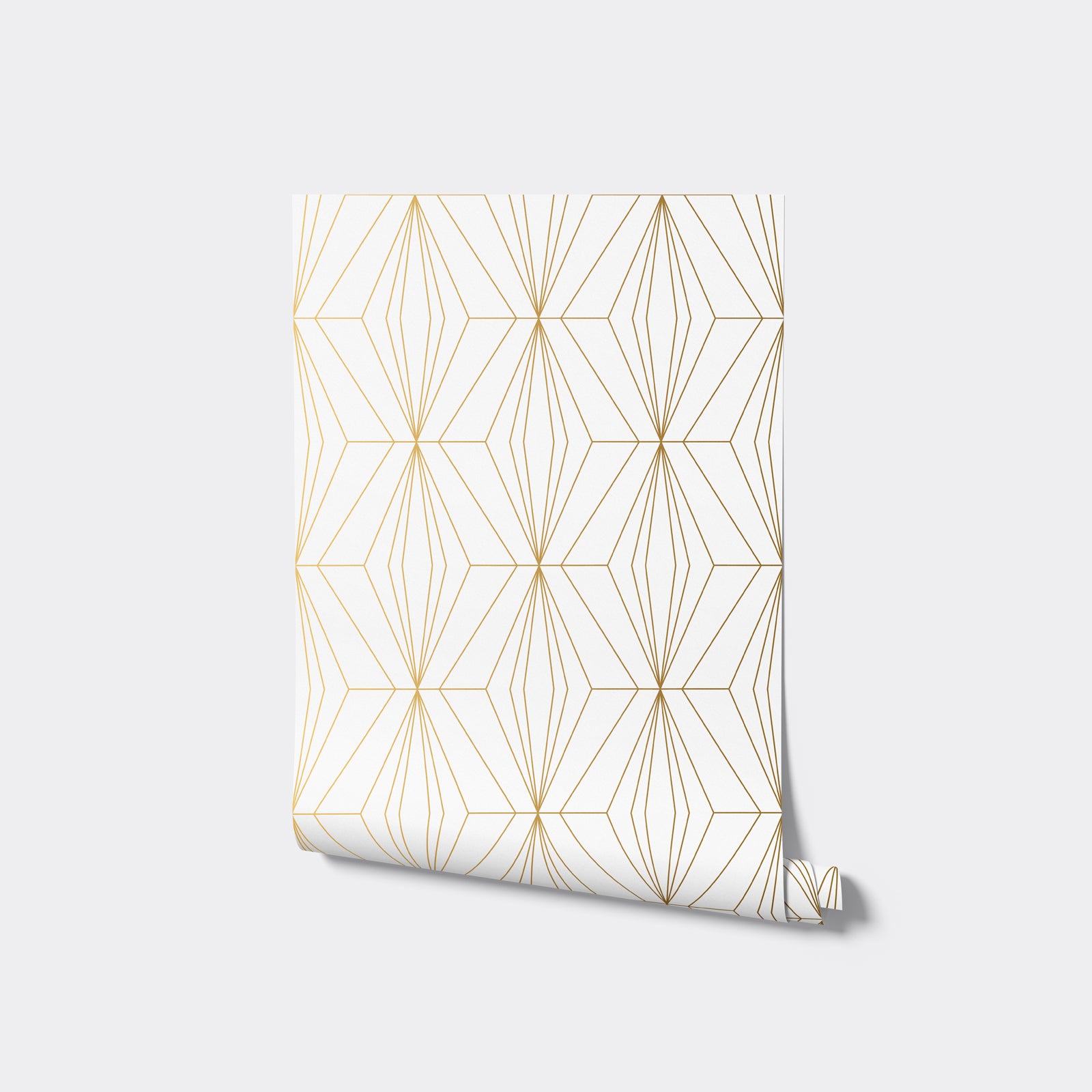 Chic Diamond Geometric Wallpaper