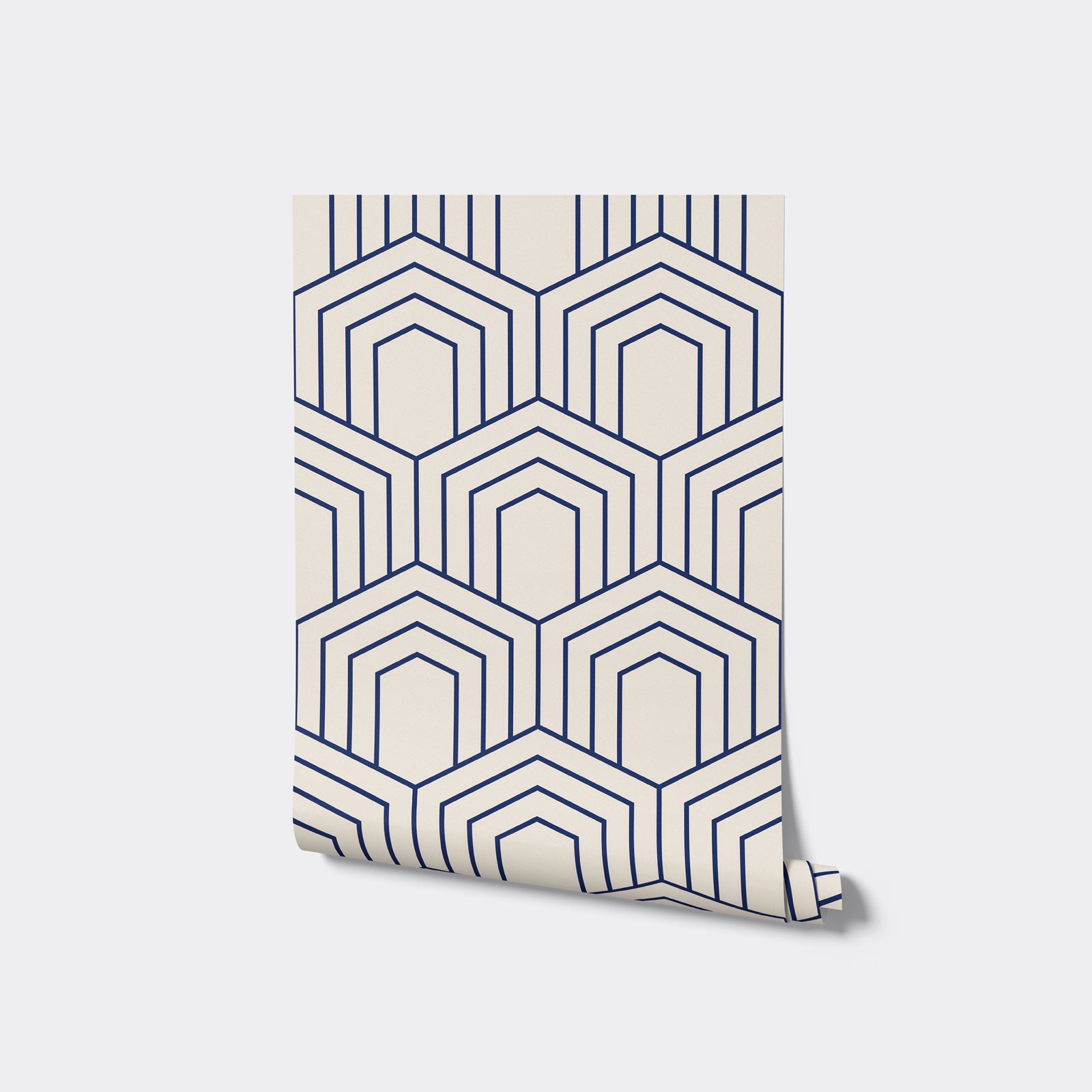 Stacked Hexagon Wallpaper
