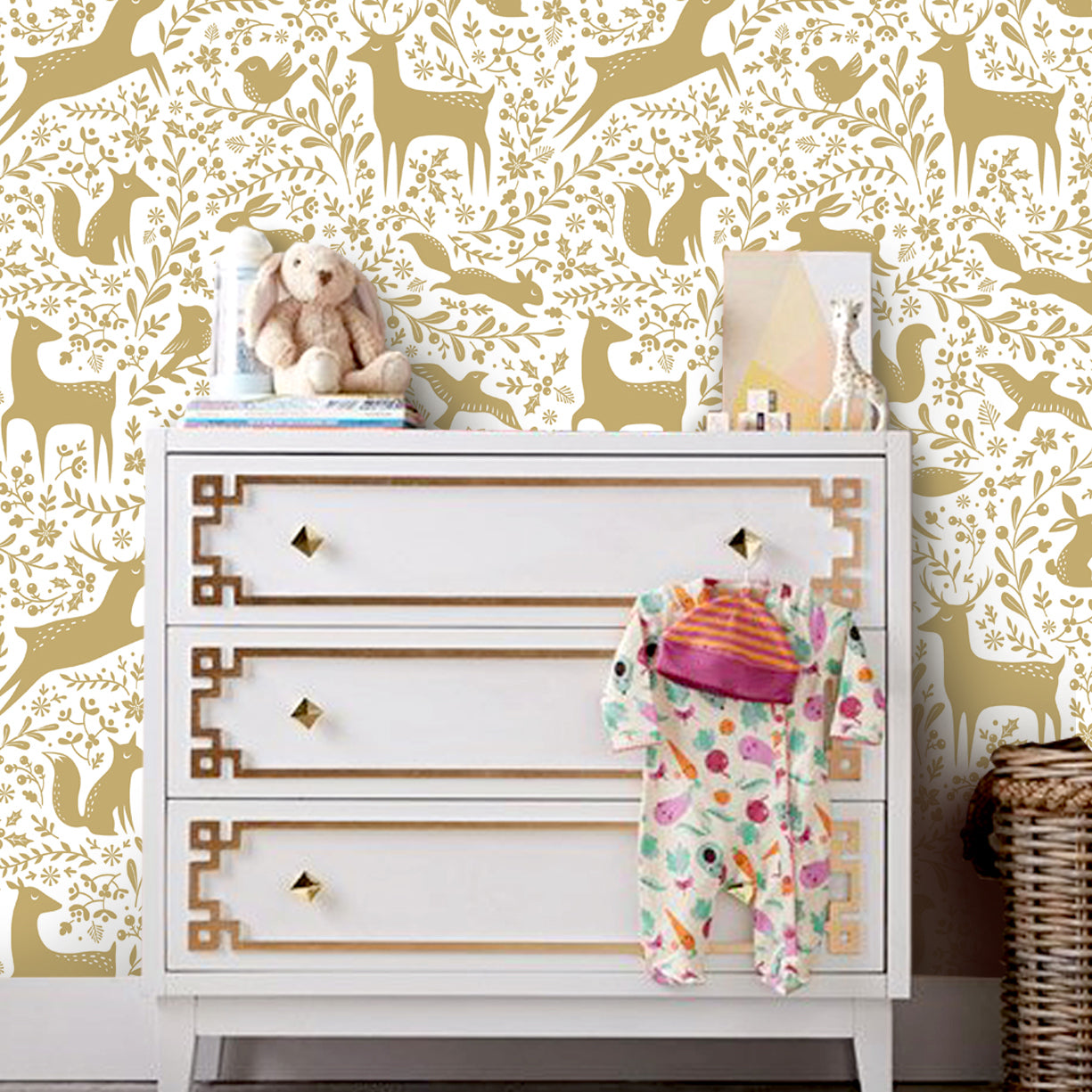 Adorable Animals Removable Wallpaper by Wallplays