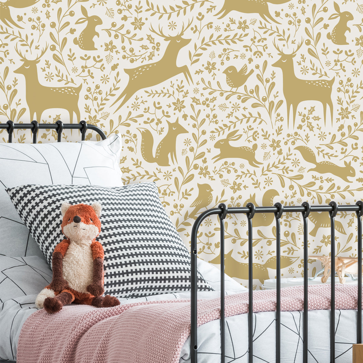 Adorable Animals Removable Wallpaper by Wallplays