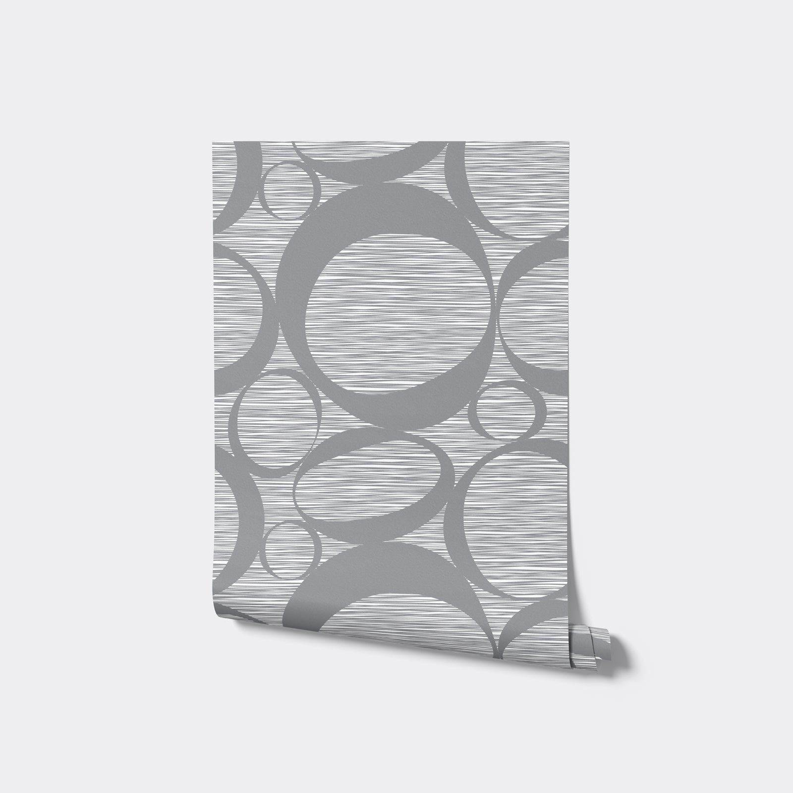 Papier Peint Ligne Abstraite Ovale