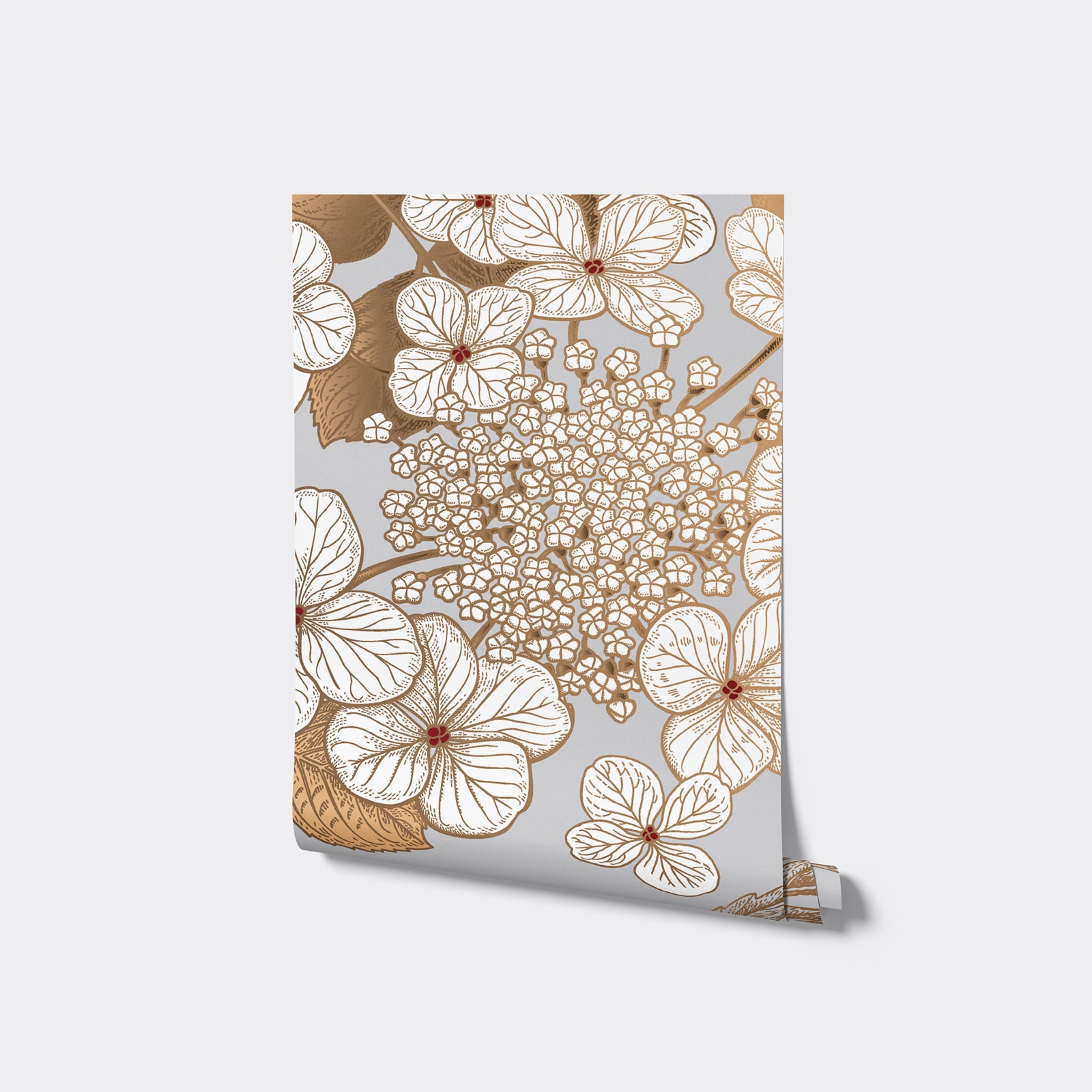 Exquisite Romantic Floral Wallpaper