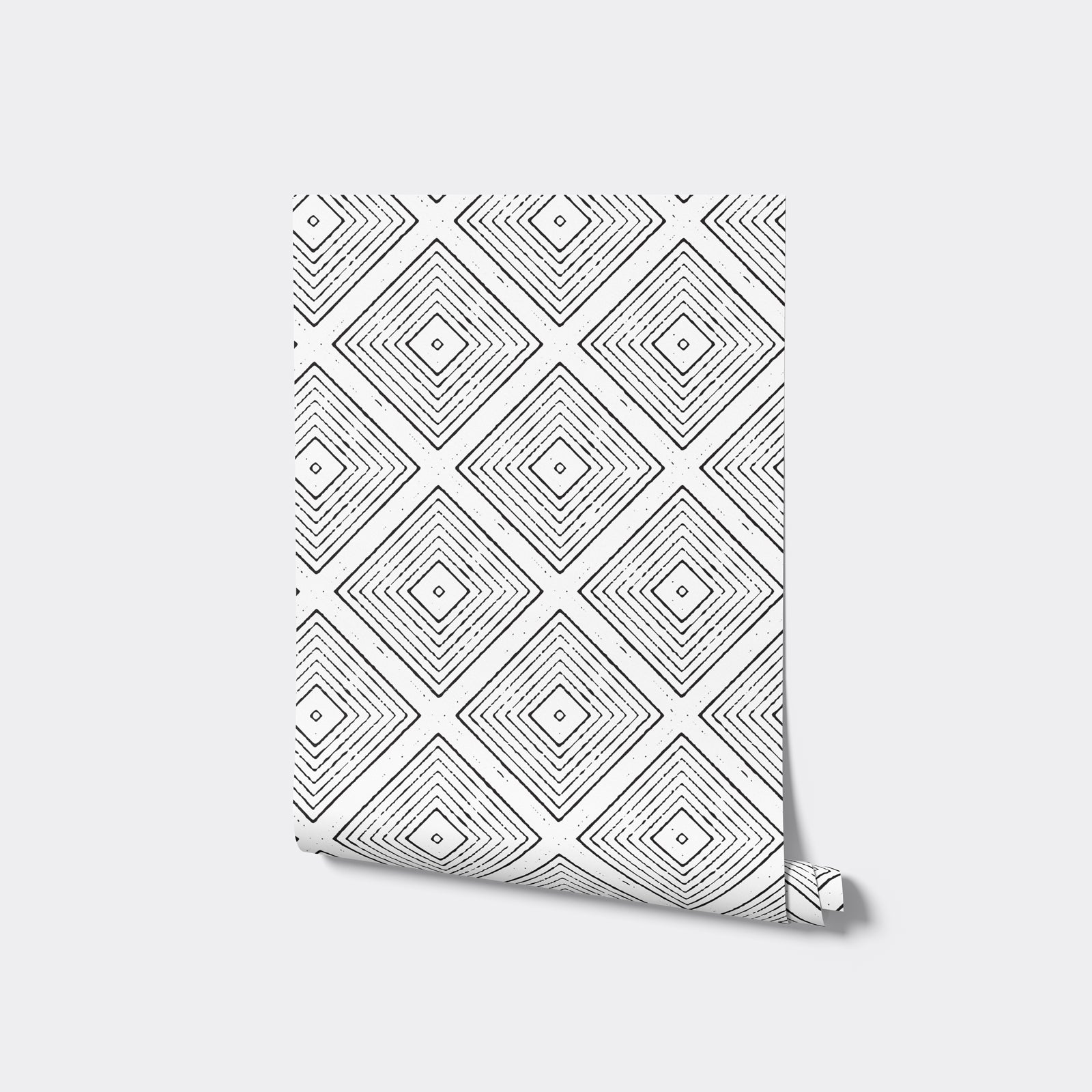 Boho Geometric Lines Wallpaper