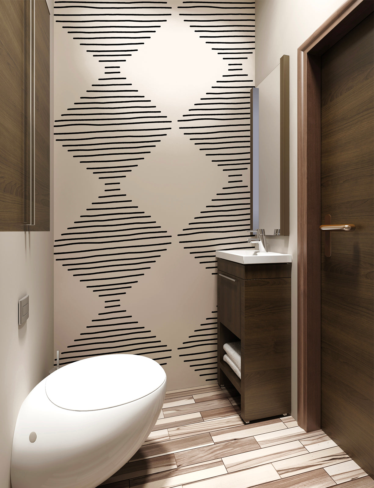 Mod Diamond Stripe