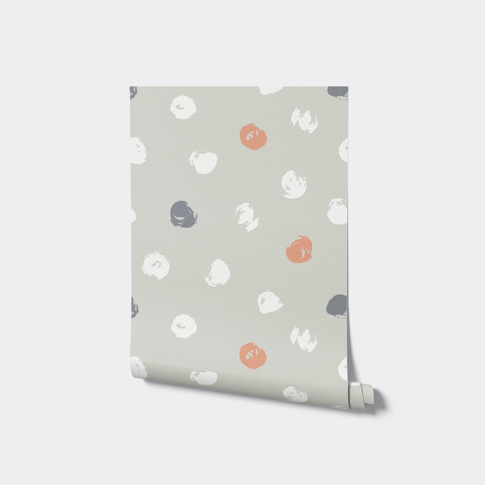 Colorful Brushstroke Dots Wallpaper