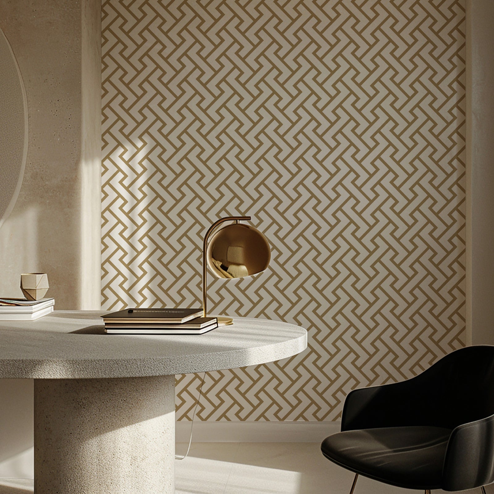 Retro Geometric Wallpaper