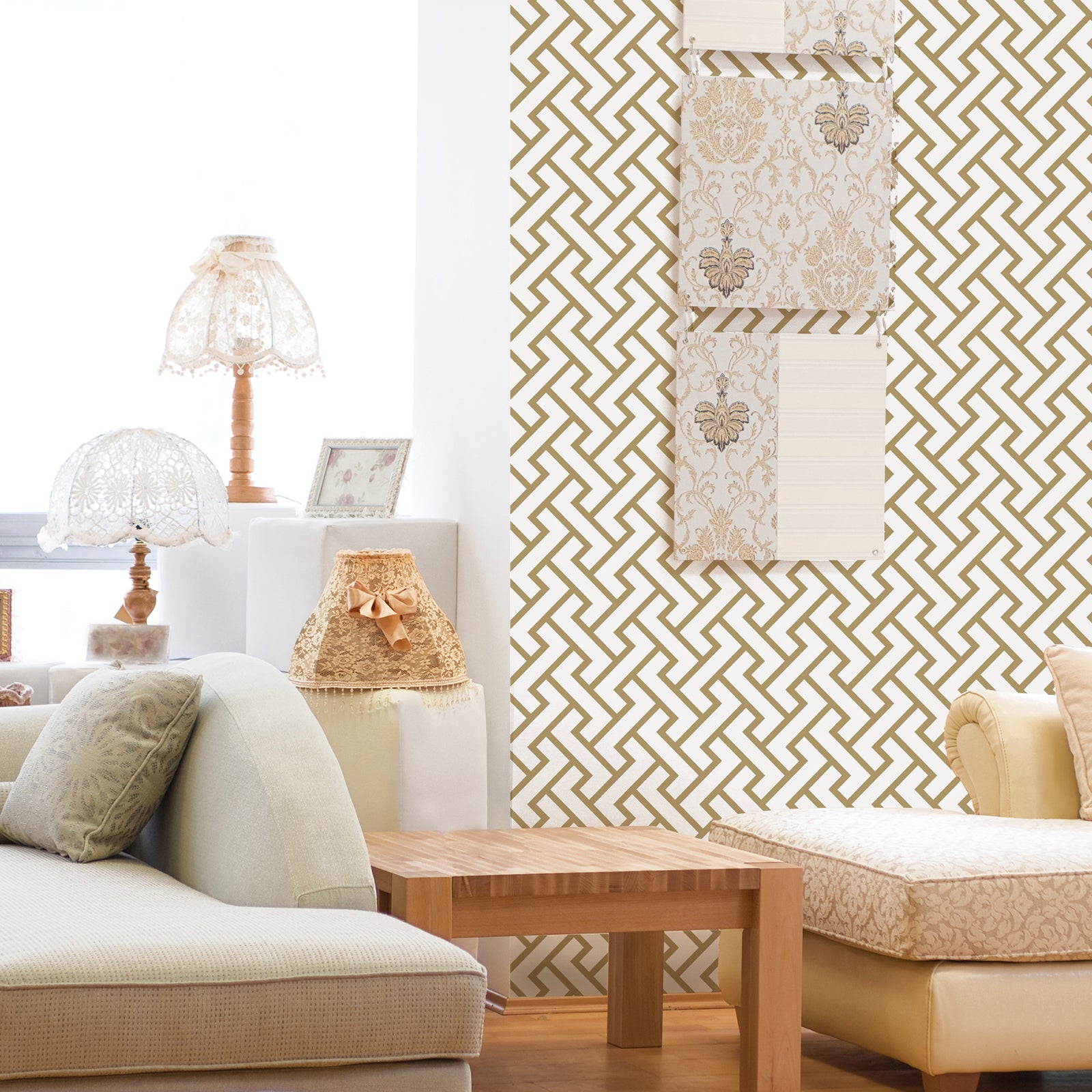 Retro Geometric Wallpaper