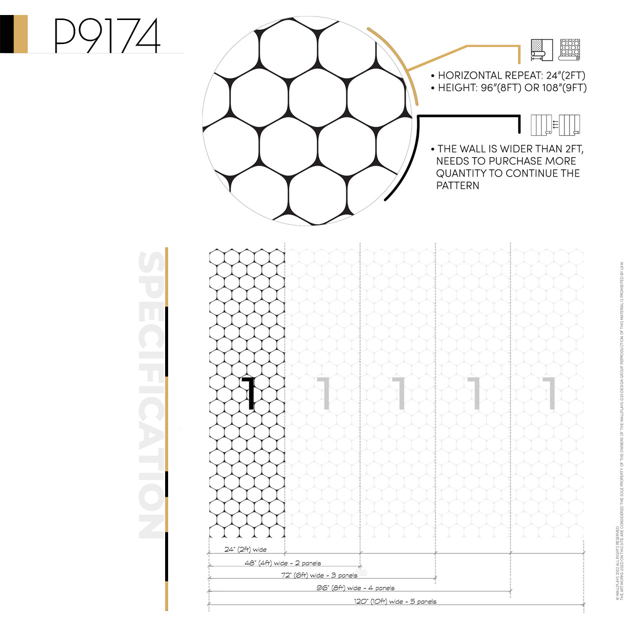 Honeycomb Wallpaper in White
