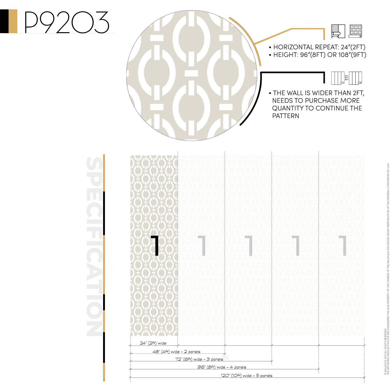 Interlocking Ovals Wallpaper