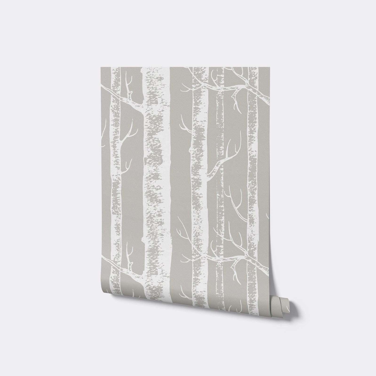 Modern Birch Grove Wallpaper