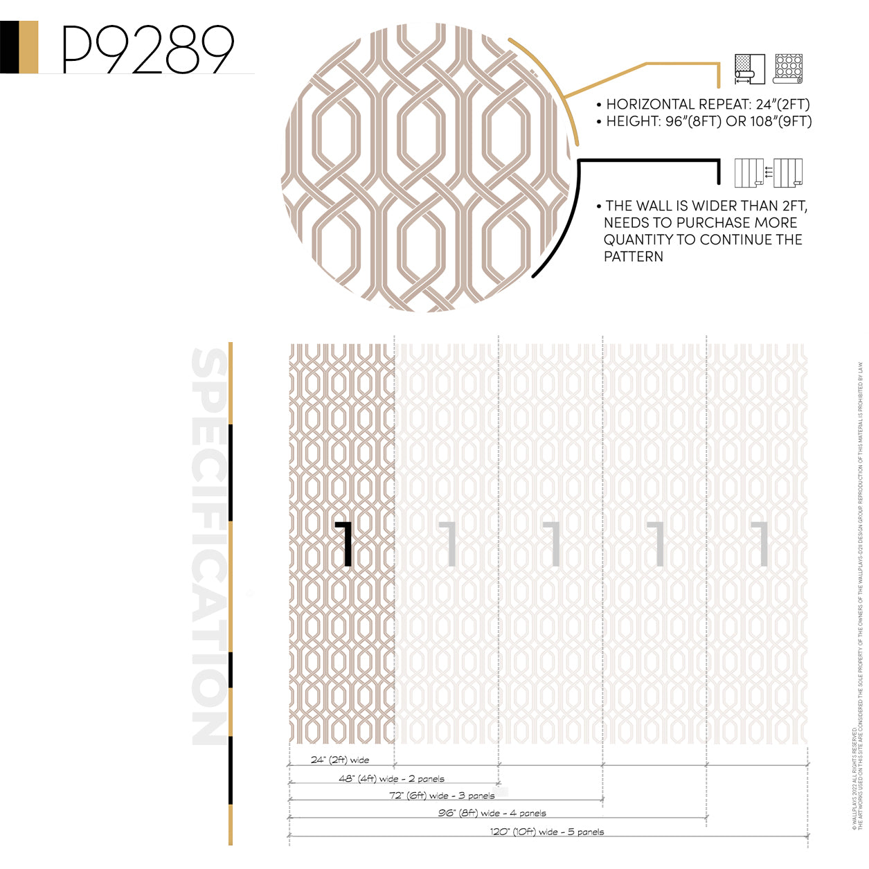 Modern Trellis Wallpaper