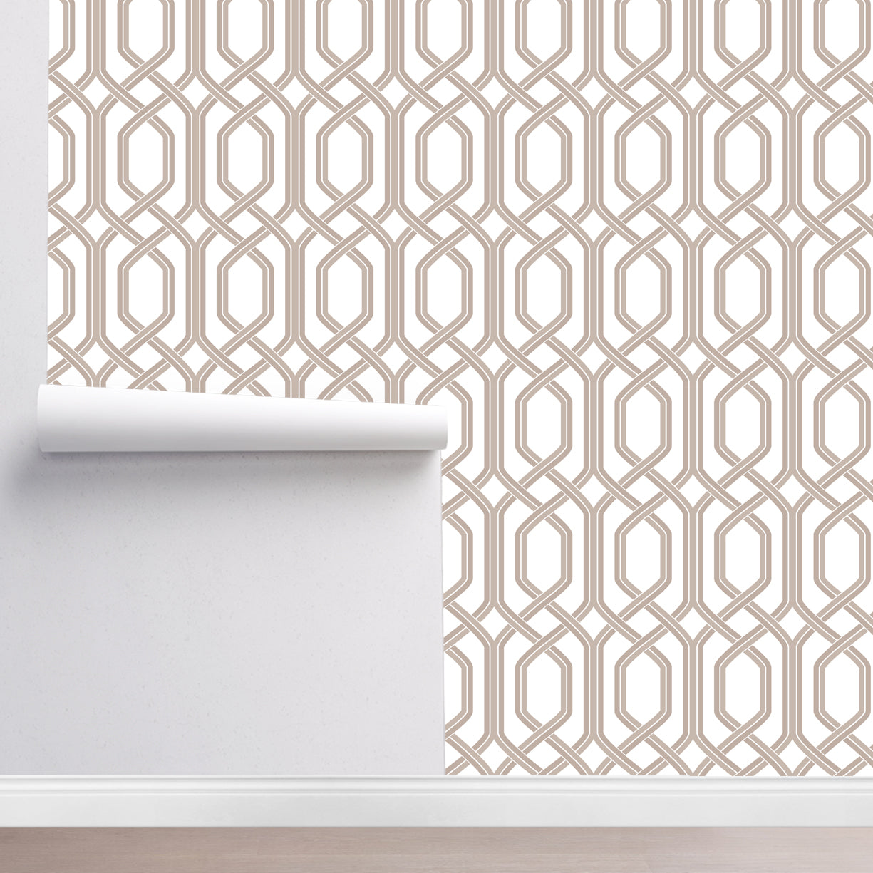 Modern Trellis Wallpaper