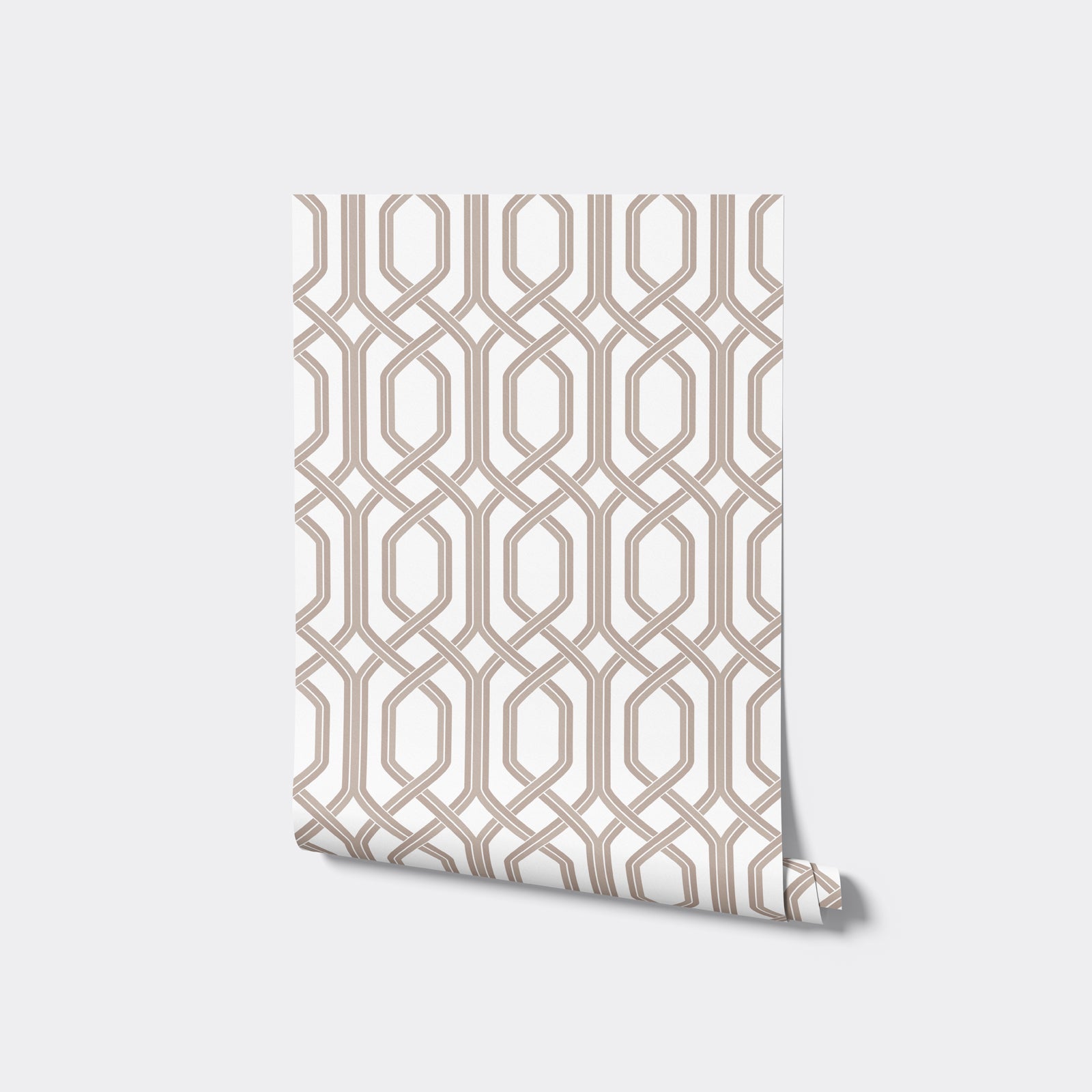 Modern Trellis Wallpaper