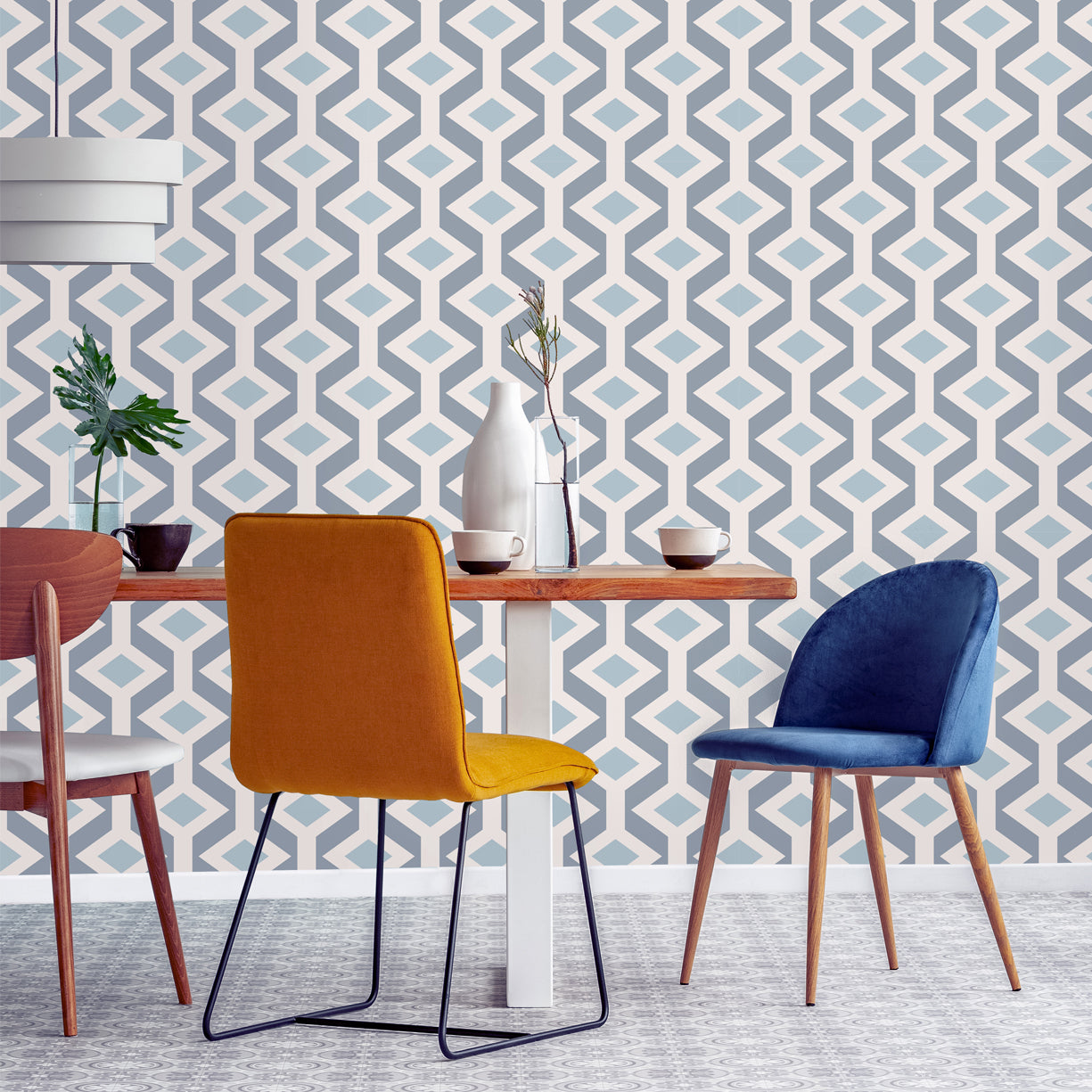Dynamic Rhombus Wallpaper