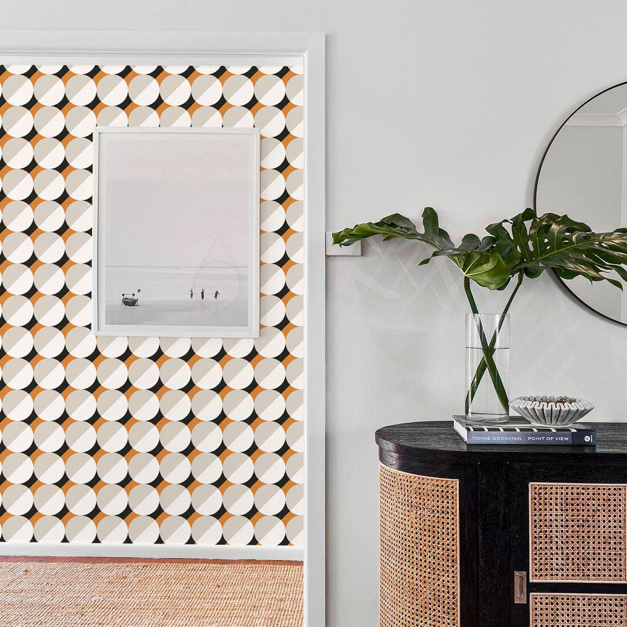 MCM Circle Mid-Century Wallpaper