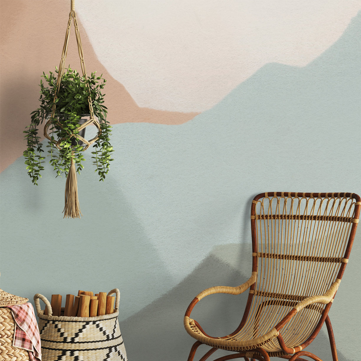 Whispering Peaks Mural Wallpaper