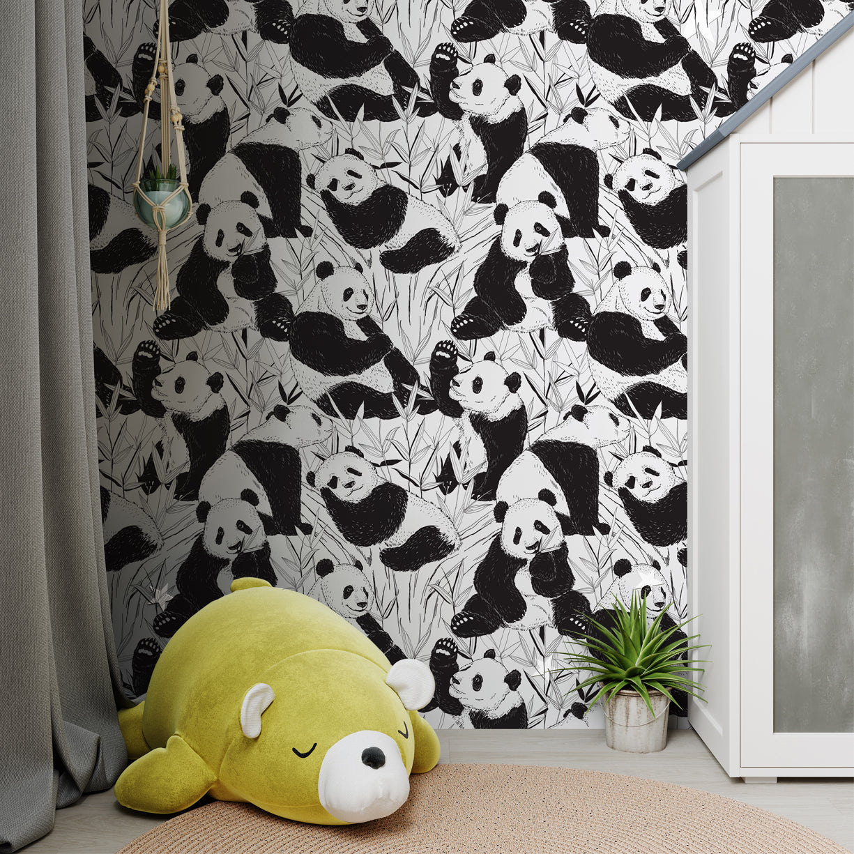 Pandas Removable Wallpaper by Wallplays
