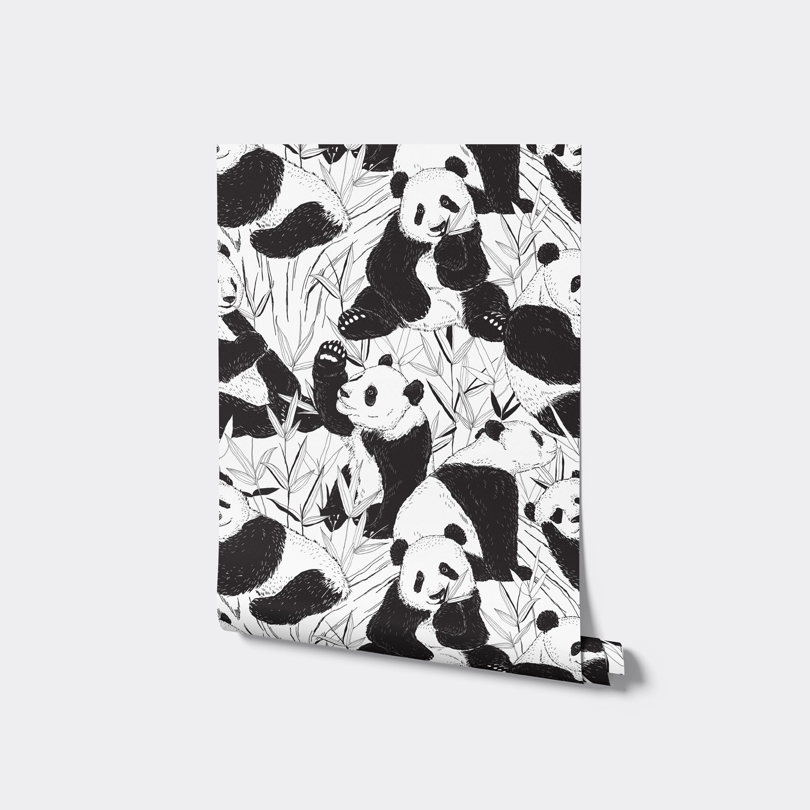 Pandas Removable Wallpaper by Wallplays