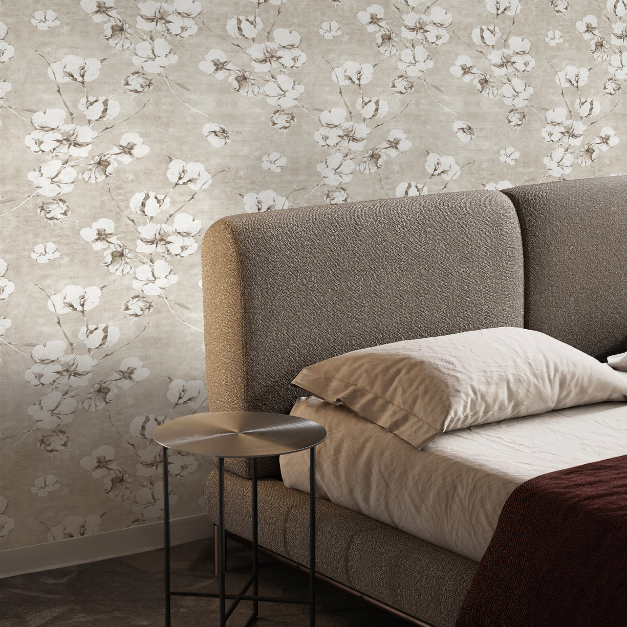 Cotton Flowers Wallpaper