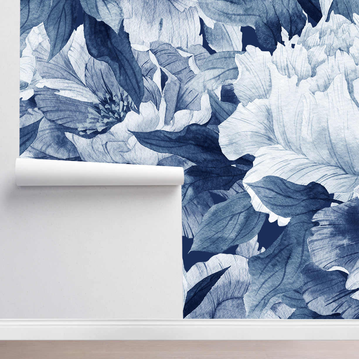 Blue Peony Wallpaper