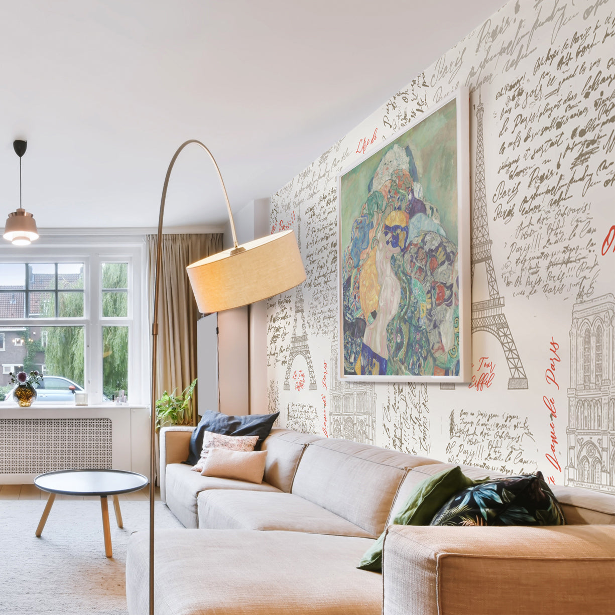Rue De Paris Elegance Wallpaper