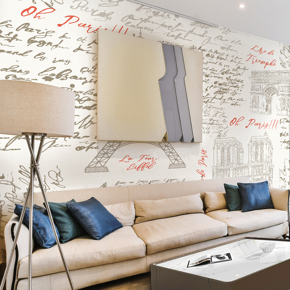 Rue De Paris Elegance Wallpaper