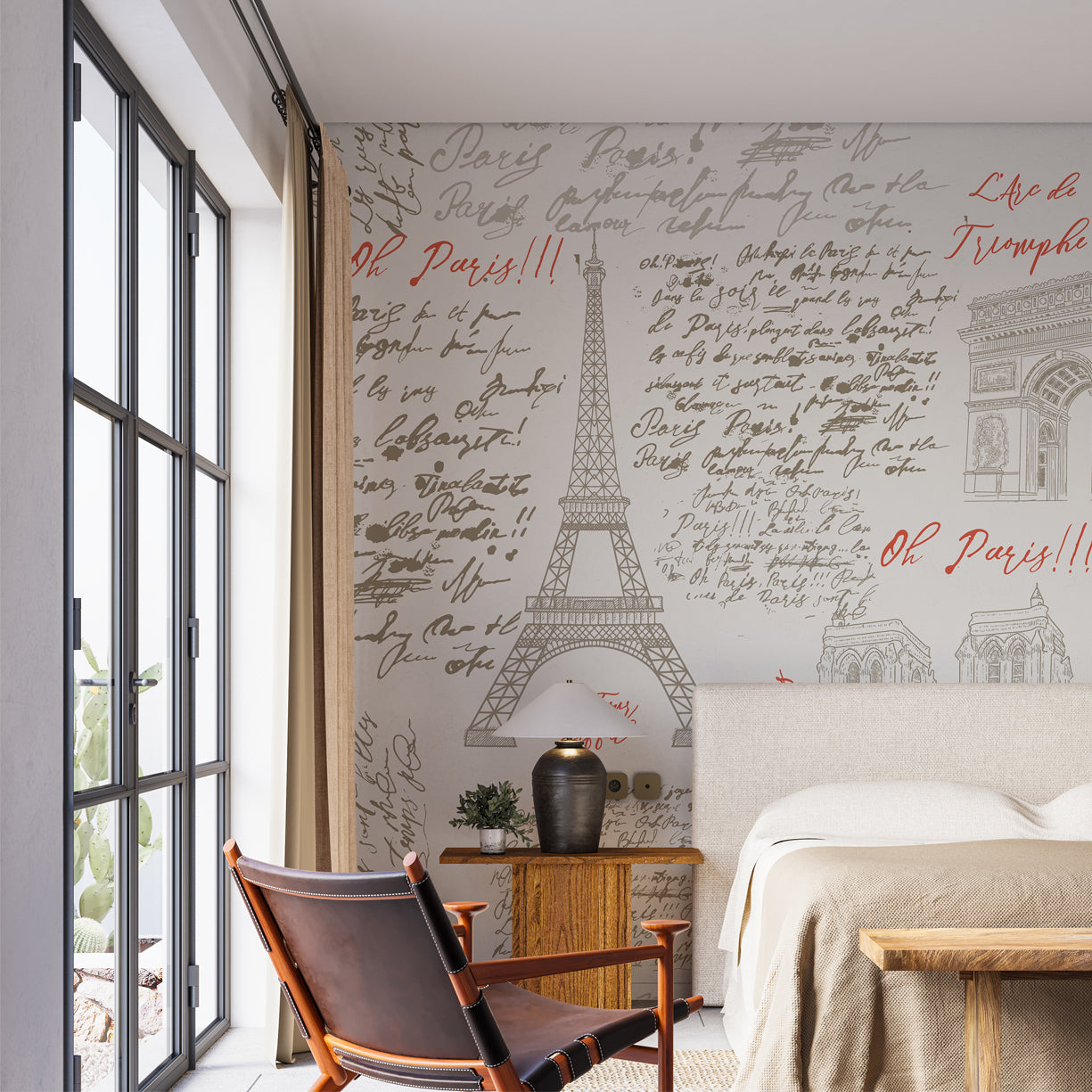 Rue De Paris Elegance Wallpaper