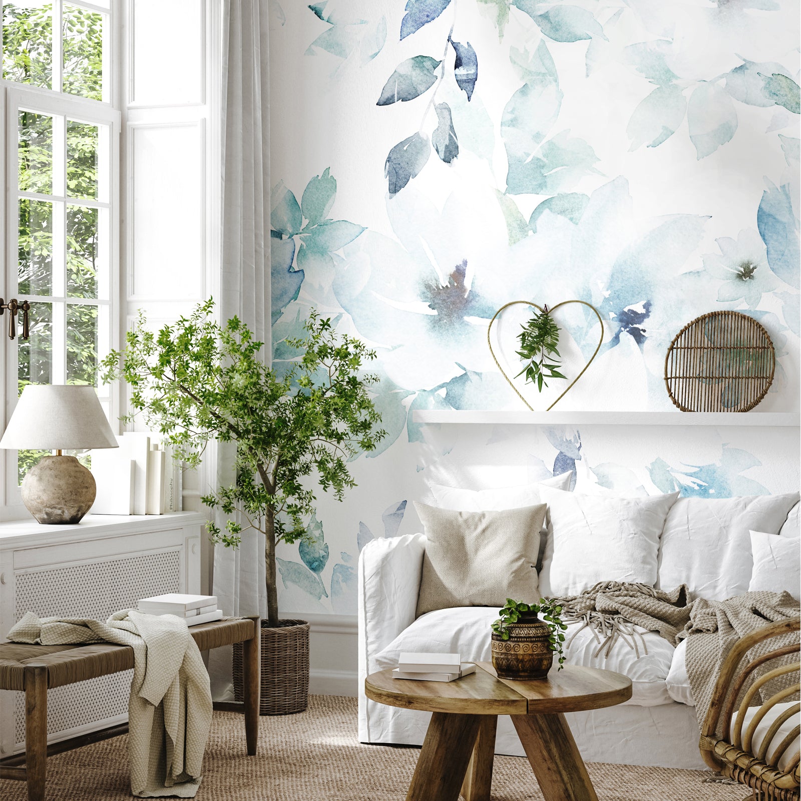 Whispering Petals Mural Wallpaper