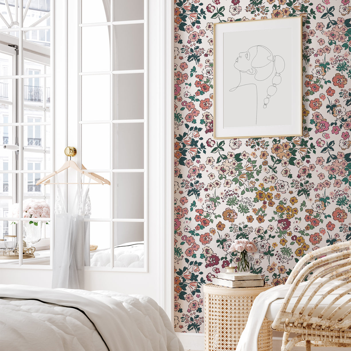 Blossom Vintage Bloom Wallpaper