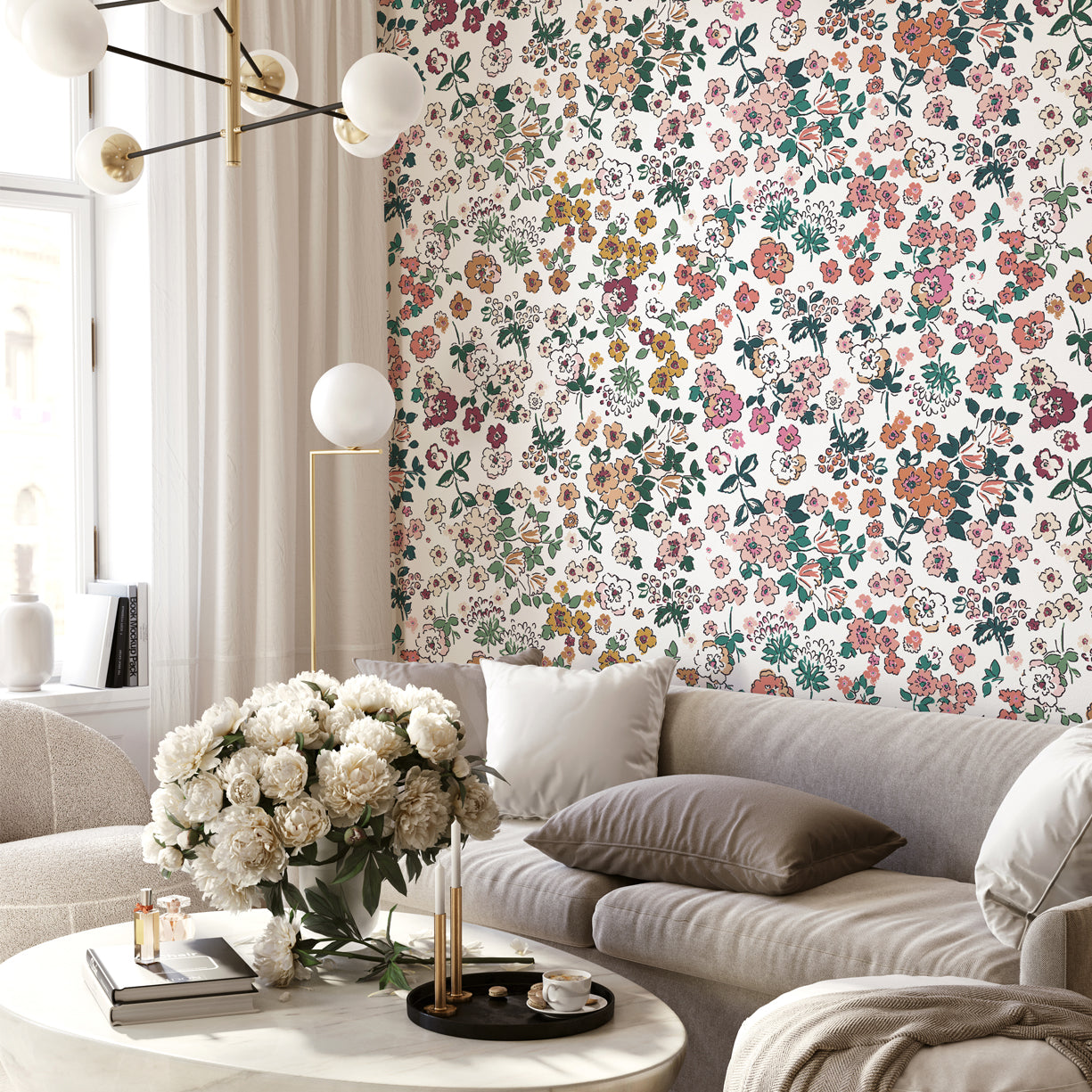 Blossom Vintage Bloom Wallpaper