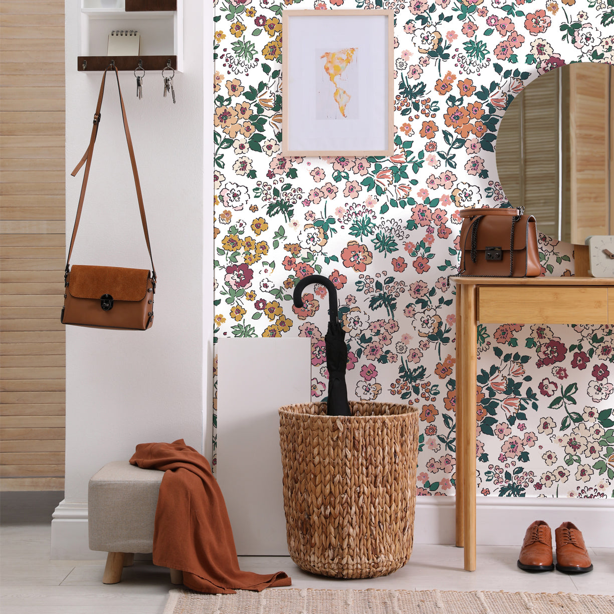 Blossom Vintage Bloom Wallpaper