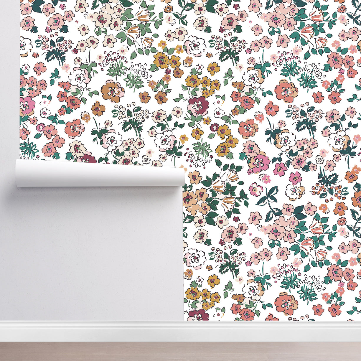 Blossom Vintage Bloom Wallpaper