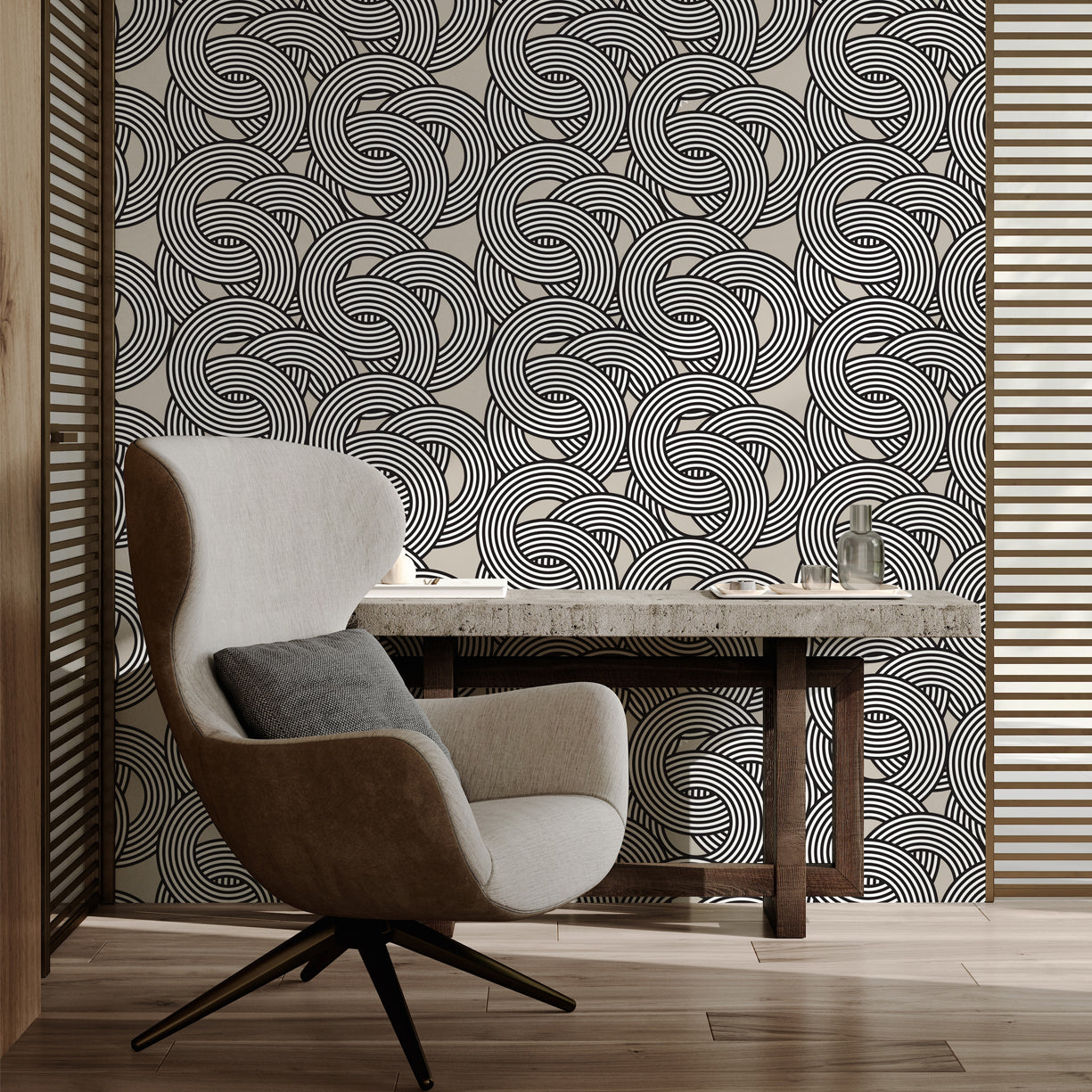 Motif Chain Wallpaper