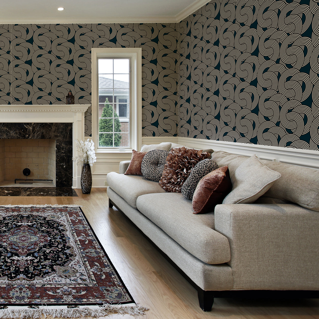 Motif Chain Wallpaper