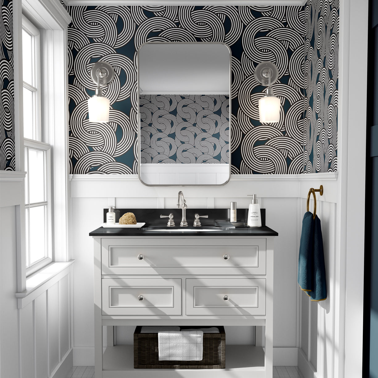 Motif Chain Wallpaper
