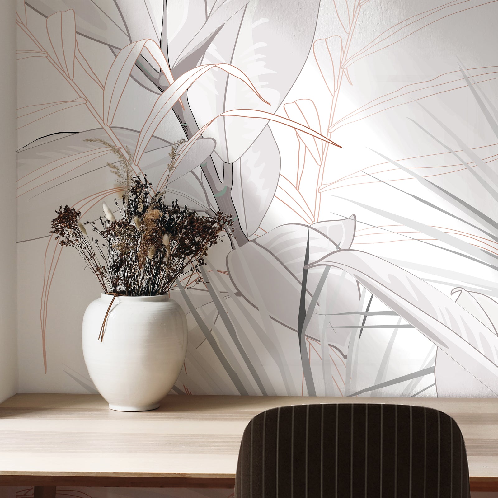 Palm Fronds Wallpaper