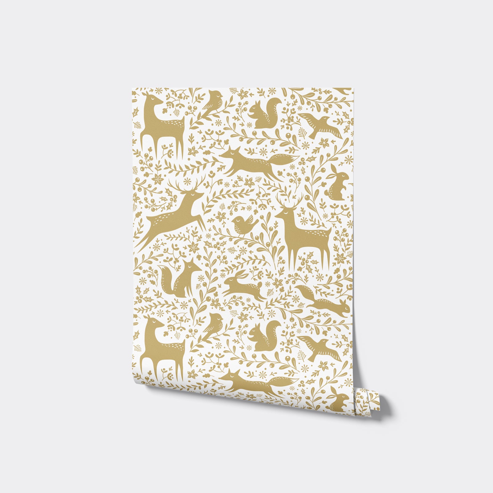 Adorable Animals Removable Wallpaper by Wallplays