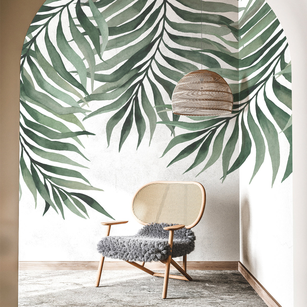 Faux Palm Fronds