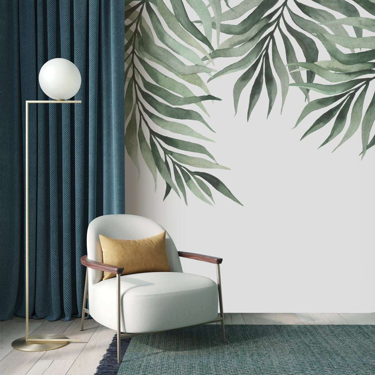 Faux Palm Fronds