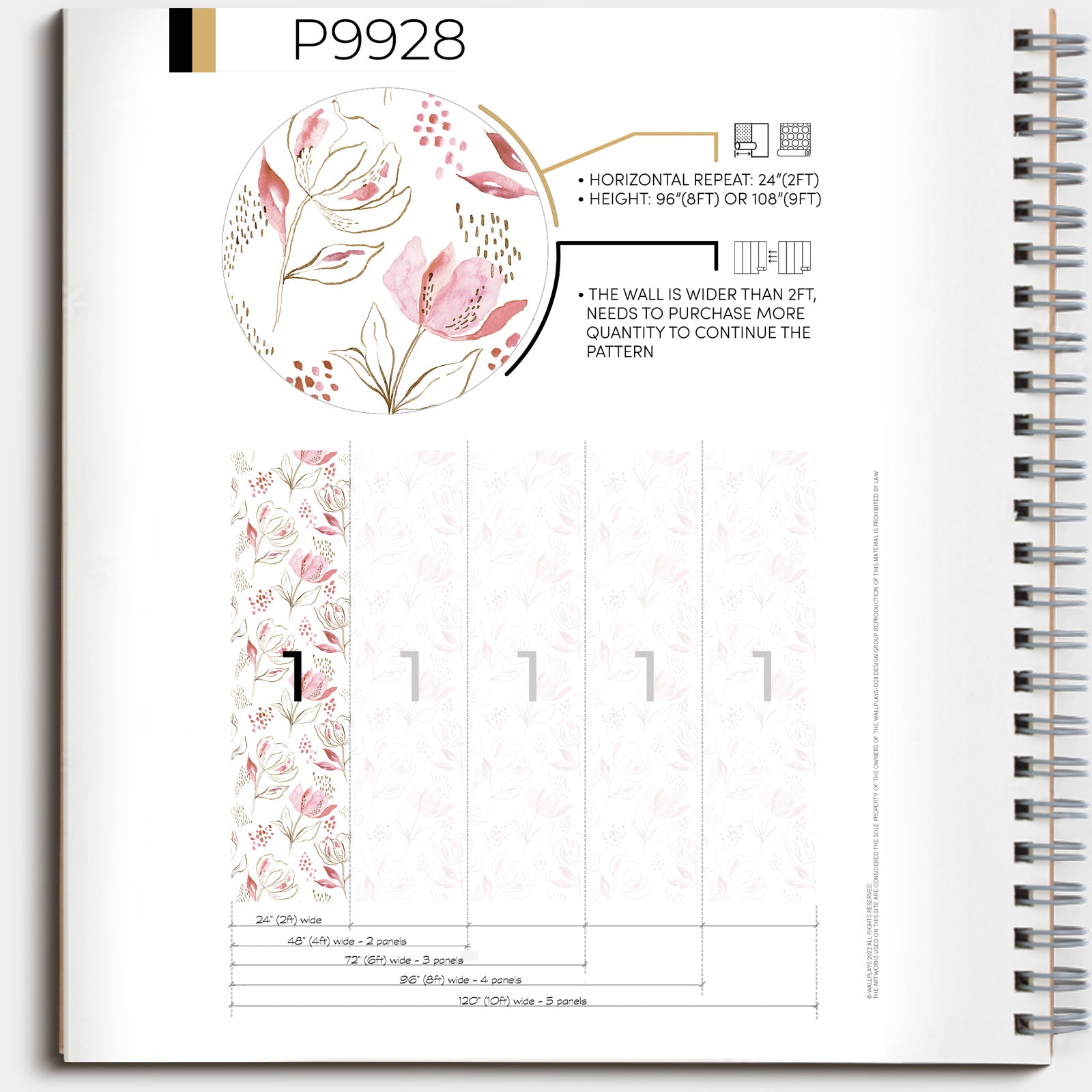 Blooming Watercolor Flowers