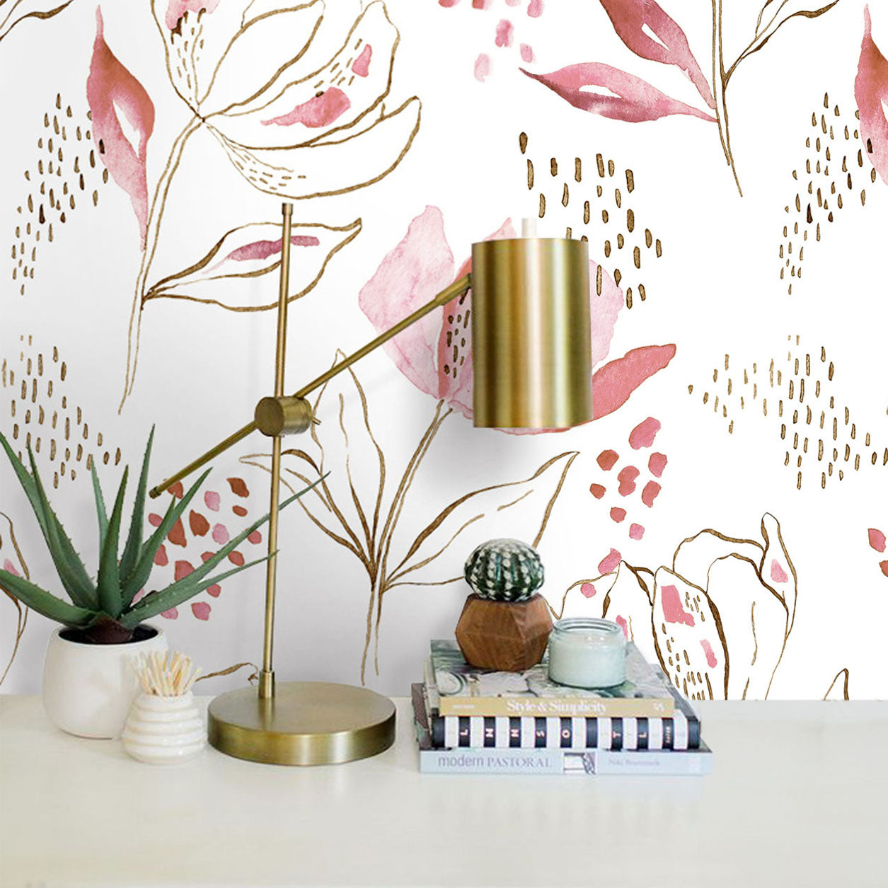 Blooming Watercolor Flowers