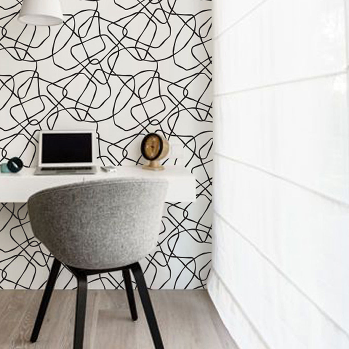 Curvilinear lines