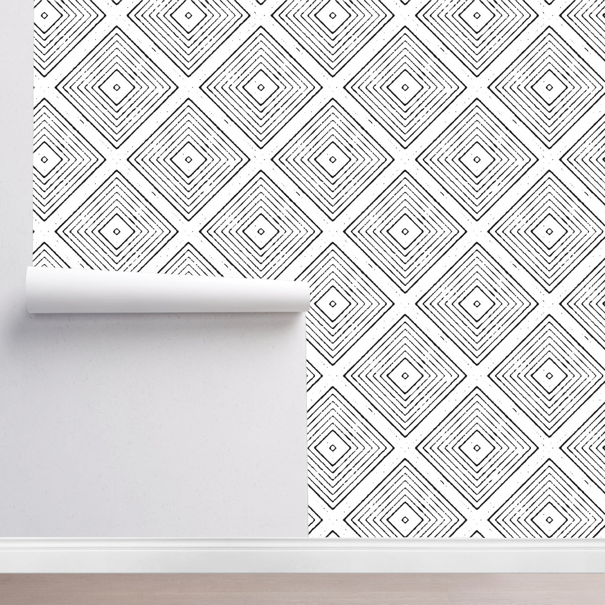 Boho Geometric Lines Wallpaper