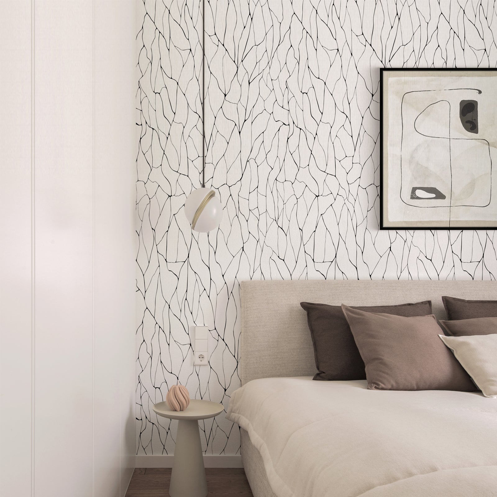 Modern Artistic Nets Wallpaper