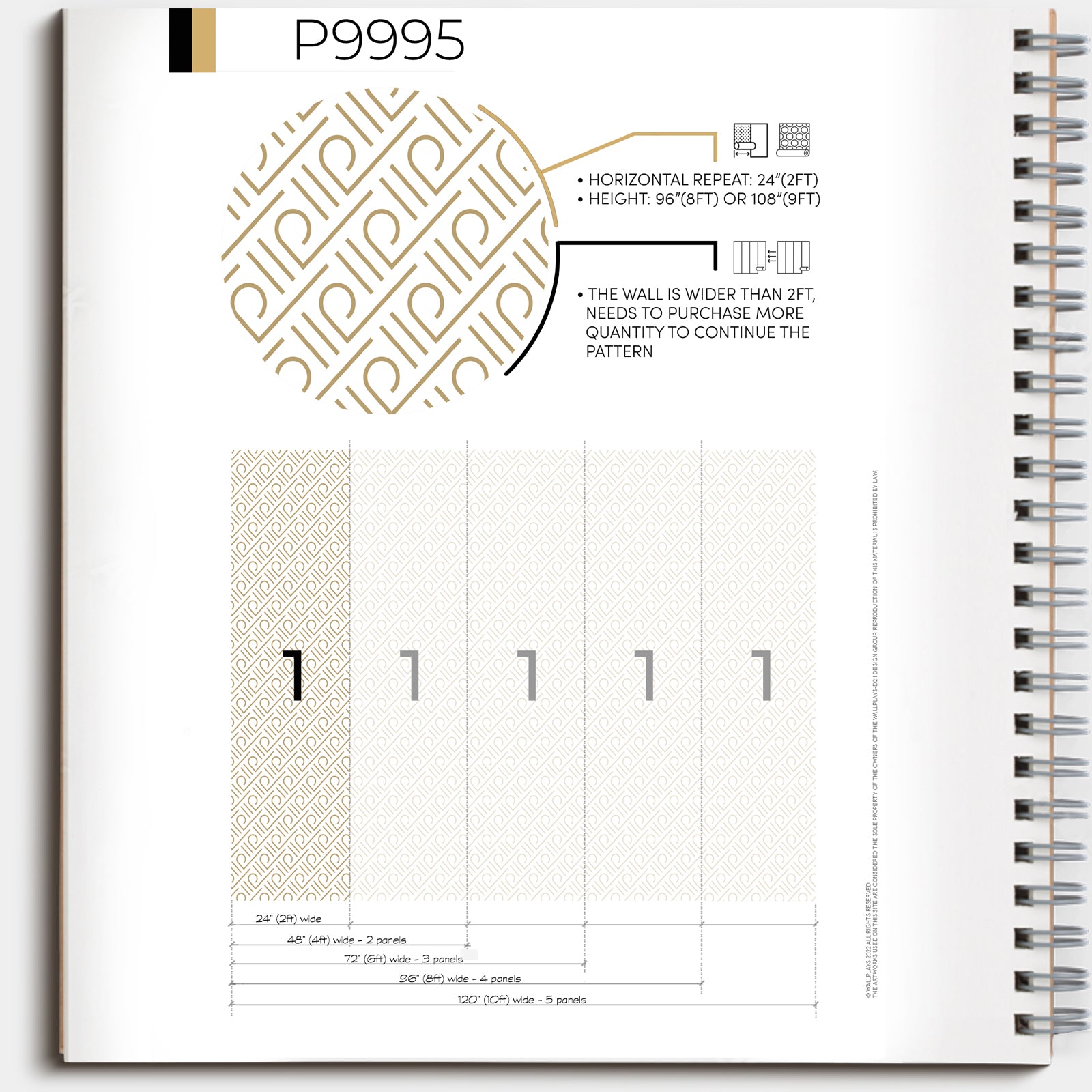 Golden Axis – Modern Geometric Wallpaper