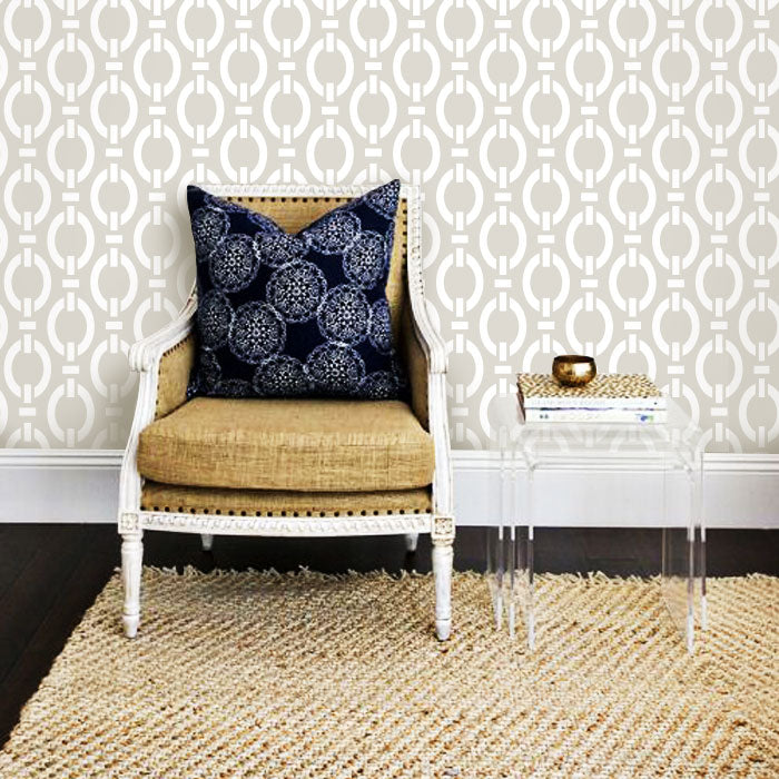Interlocking Ovals Wallpaper