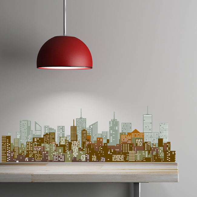 Manhattan skyscraper Removable Sticker - Wallplays.com