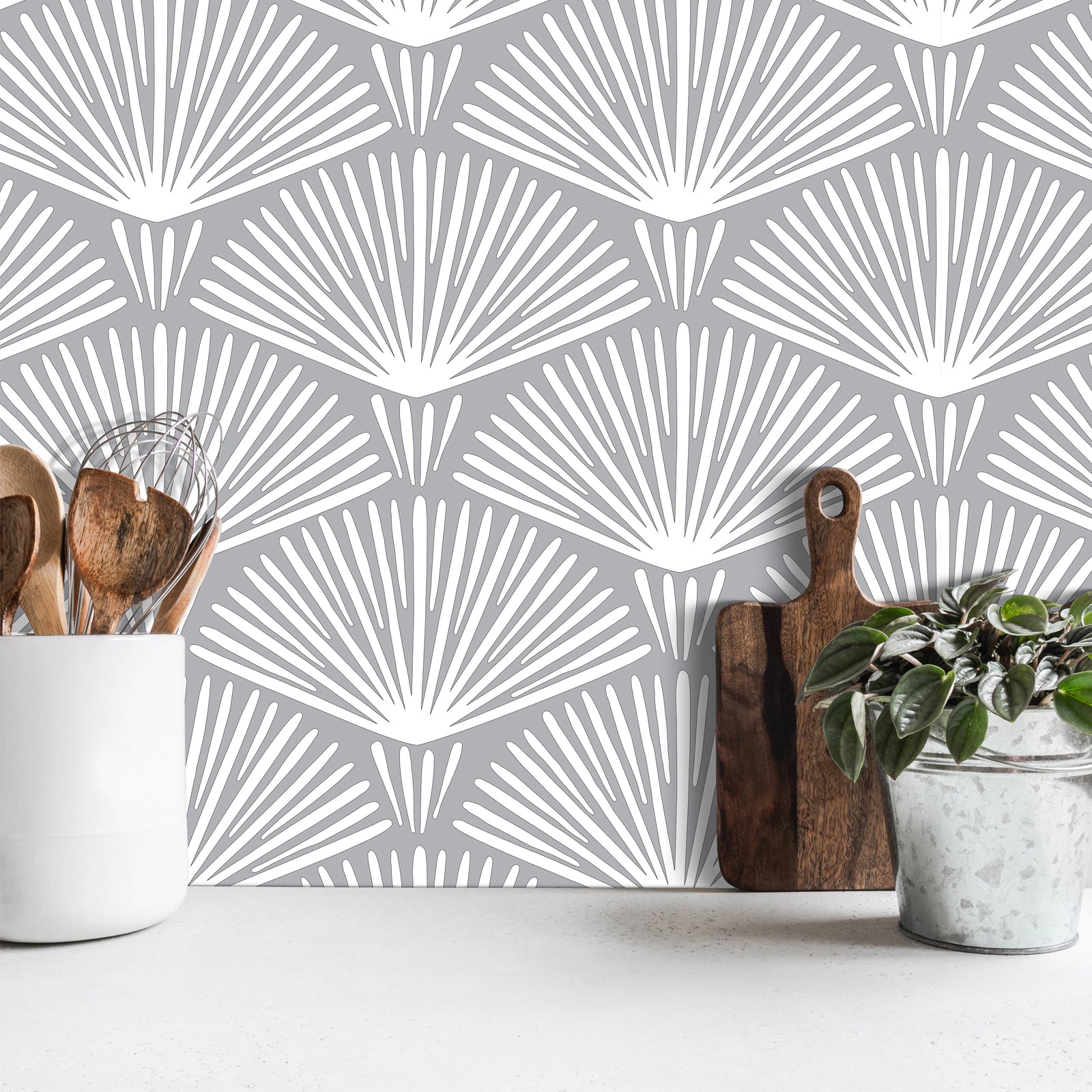 Abstract Flower Removable Wallpaper | Wallplays